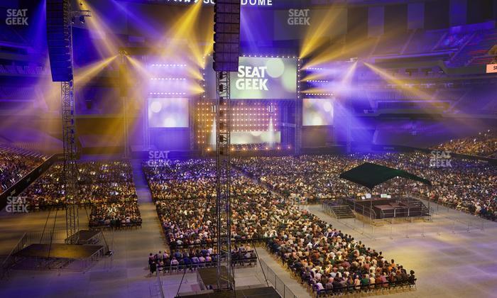 Caesars Superdome - Section 205 Seat View