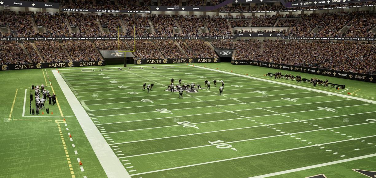 Caesars Superdome - Section 205 Seat View