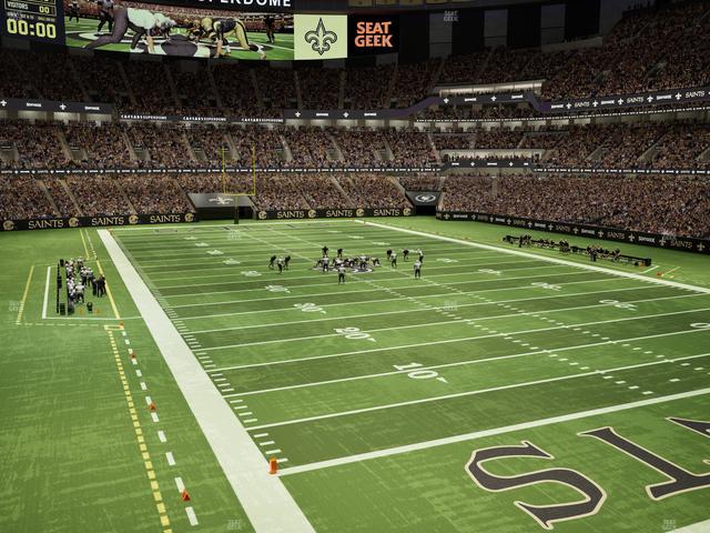 Caesars Superdome - Section 205 Seat View