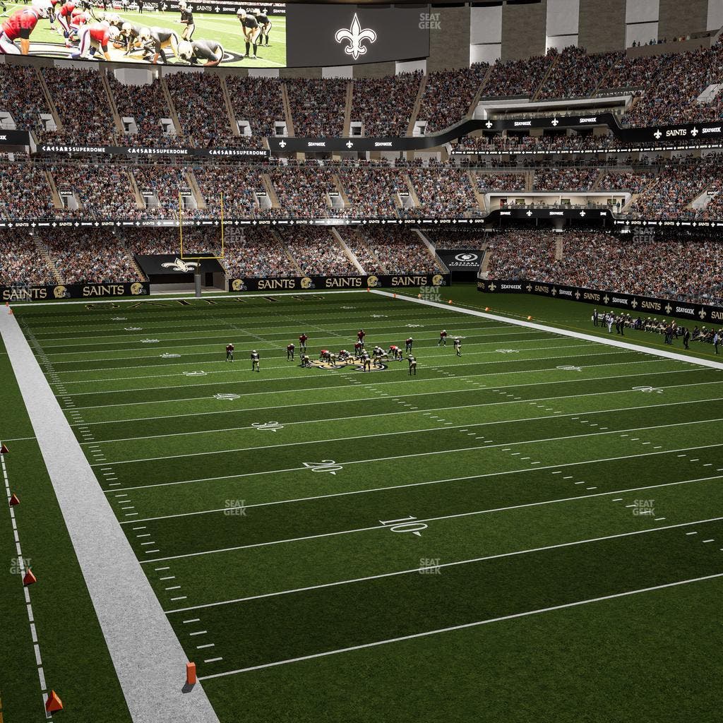Caesars Superdome - Section 205 Seat View