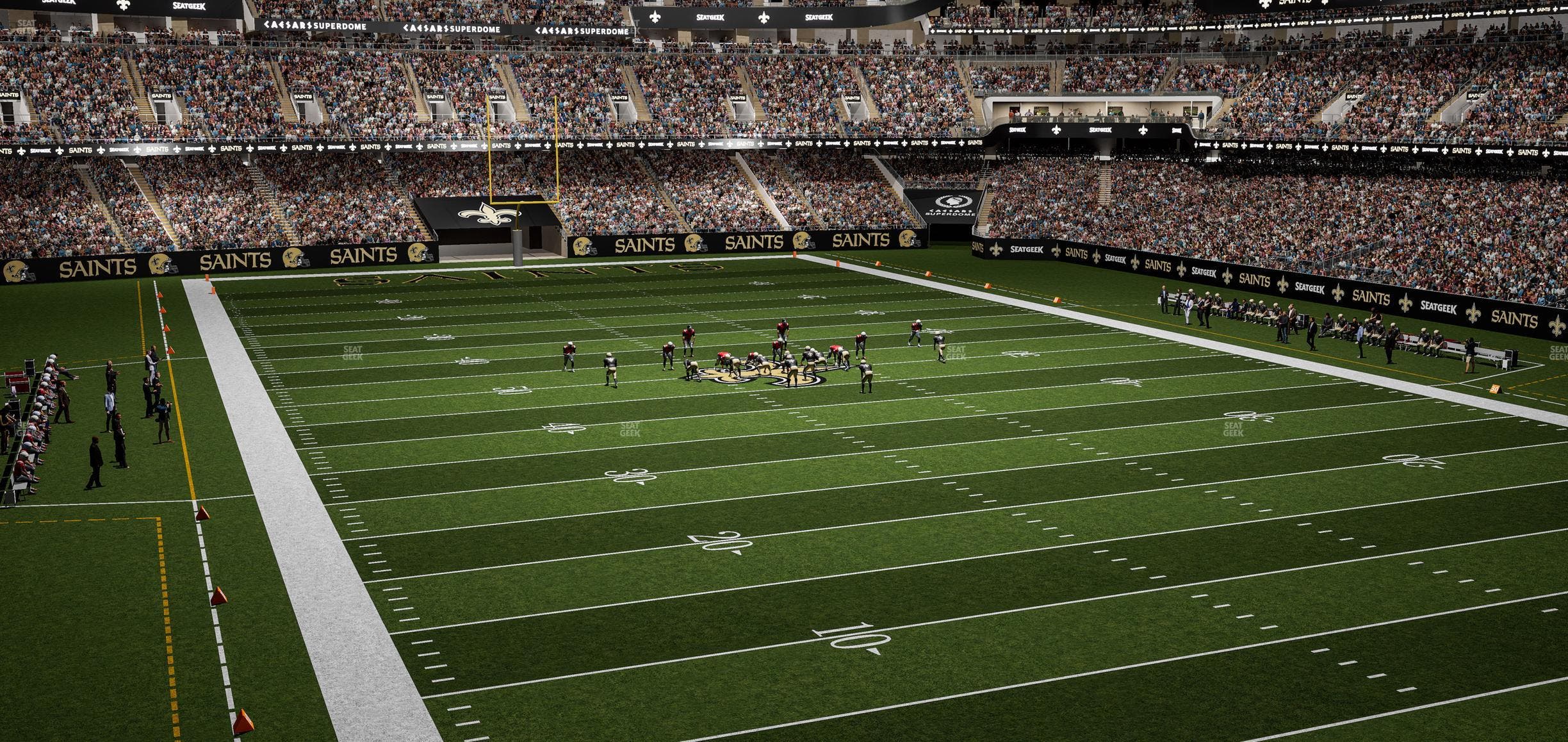 Caesars Superdome - Section 205 Seat View