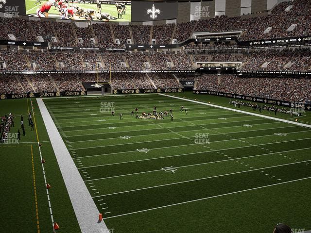 Caesars Superdome - Section 205 Seat View