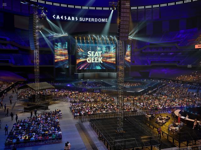 Caesars Superdome - Section 205 Seat View