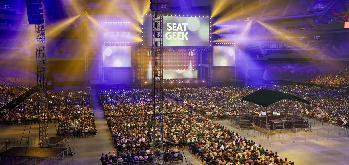 Caesars Superdome - Section 205 Seat View