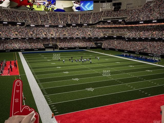 Caesars Superdome - Section 205 Seat View