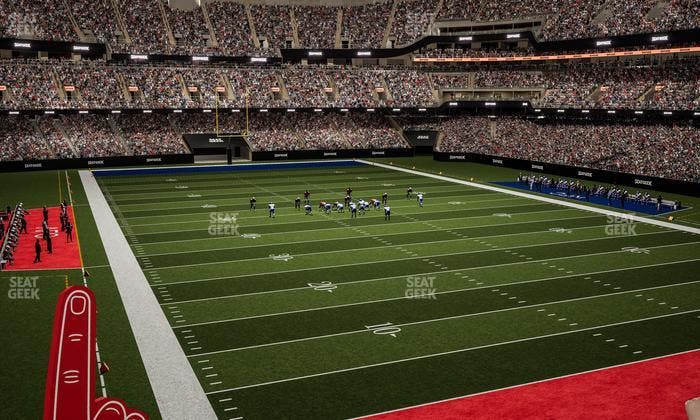 Caesars Superdome - Section 205 Seat View