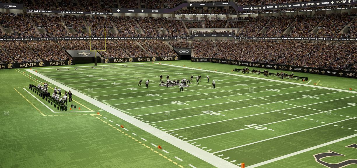Caesars Superdome - Section 207 C Seat View