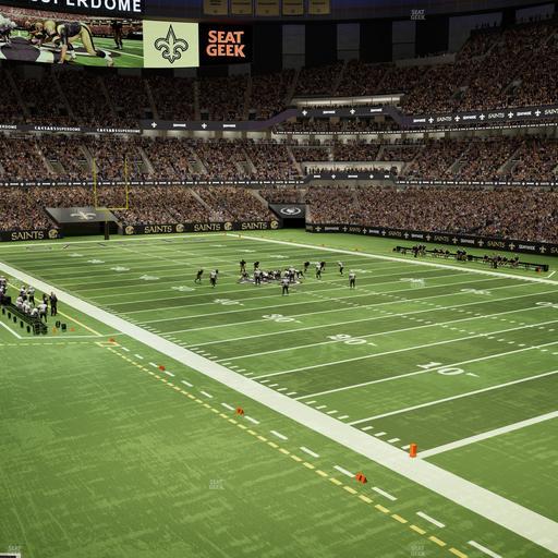 Caesars Superdome - Section 207 C Seat View