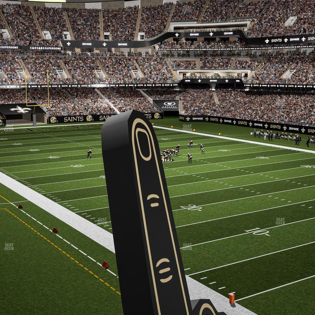 Caesars Superdome - Section 207 C Seat View