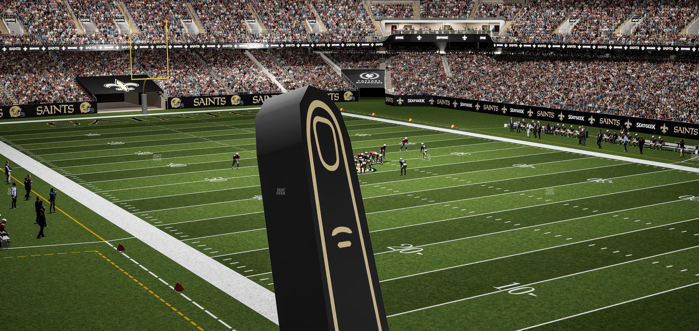 Caesars Superdome - Section 207 C Seat View