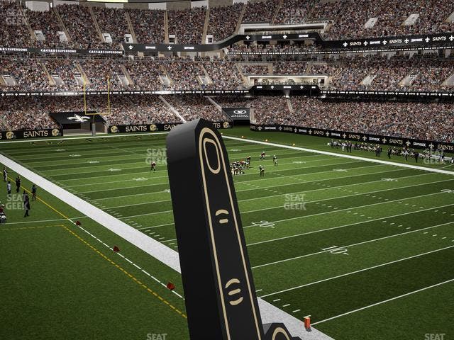 Caesars Superdome - Section 207 C Seat View