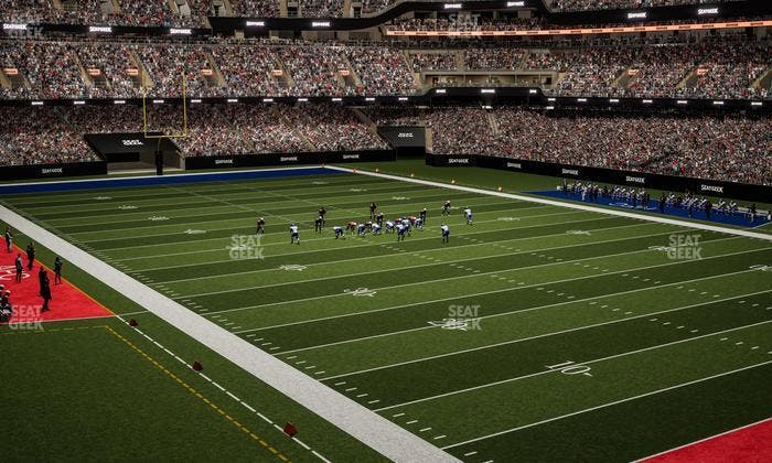 Caesars Superdome - Section 207 C Seat View