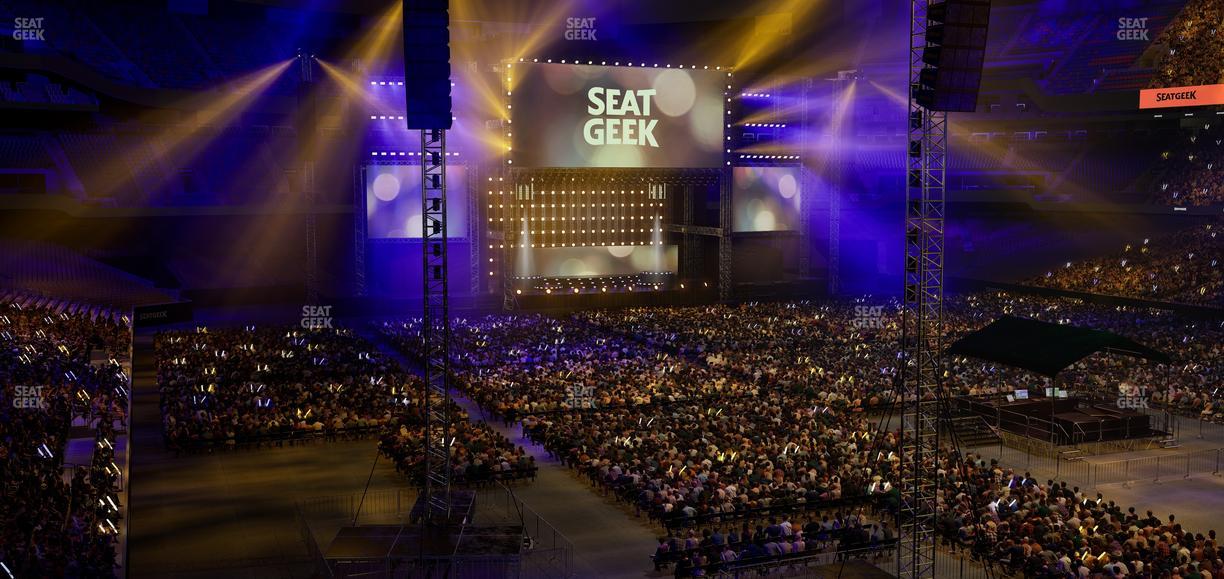 Caesars Superdome - Section 207 C Seat View