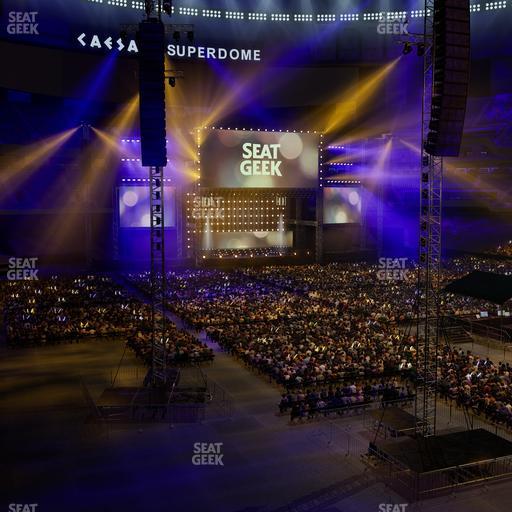 Caesars Superdome - Section 207 C Seat View