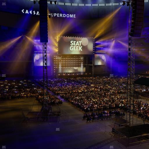 Caesars Superdome - Section 207 C Seat View