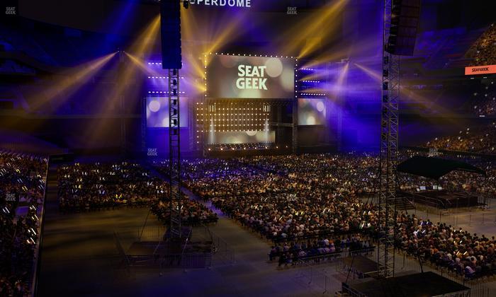 Caesars Superdome - Section 207 C Seat View