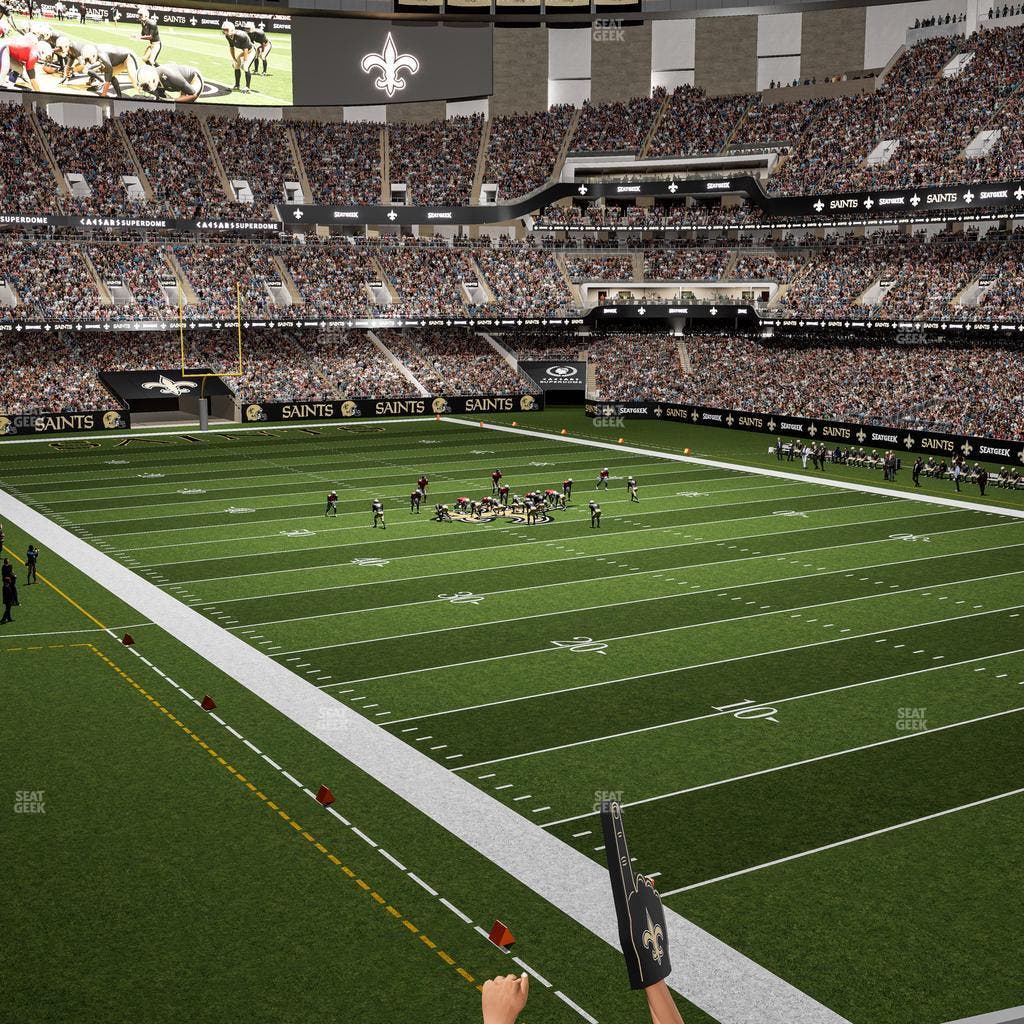 Caesars Superdome - Section 207 Seat View