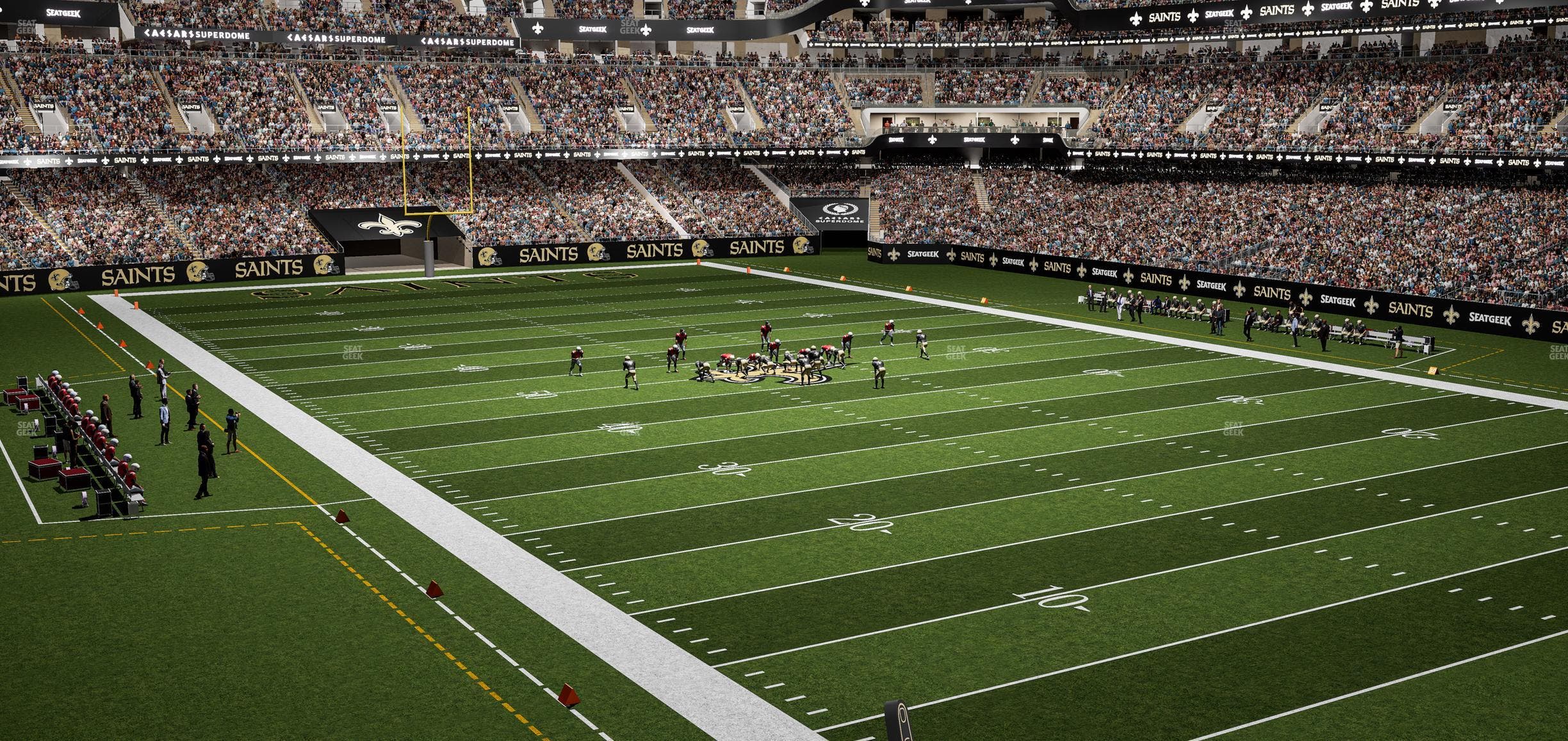 Caesars Superdome - Section 207 Seat View