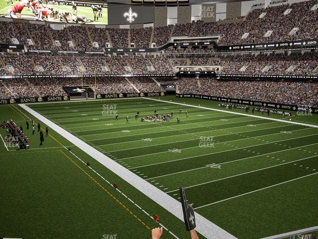 Caesars Superdome - Section 207 Seat View