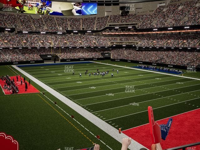 Caesars Superdome - Section 207 Seat View