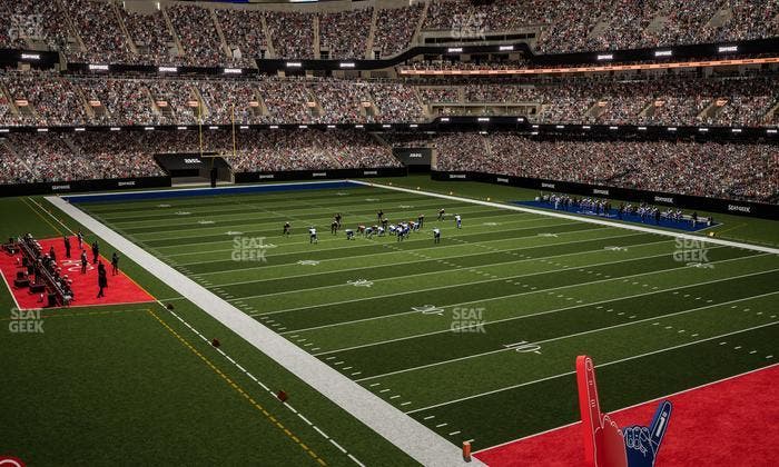 Caesars Superdome - Section 207 Seat View