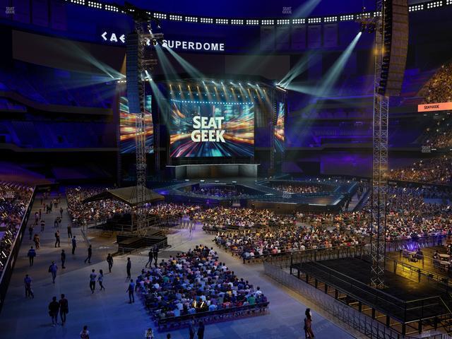Caesars Superdome - Section 207 Seat View