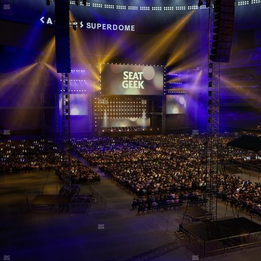 Caesars Superdome - Section 207 Seat View