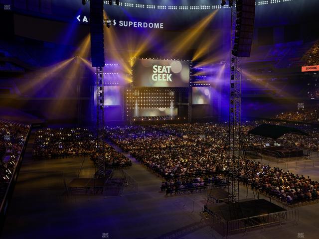 Caesars Superdome - Section 207 Seat View