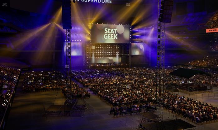 Caesars Superdome - Section 207 Seat View