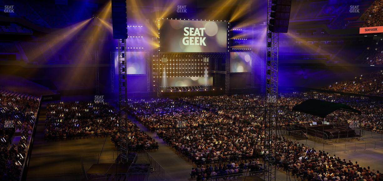 Caesars Superdome - Section 207 Seat View