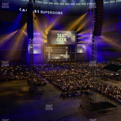 Caesars Superdome - Section 207 Seat View