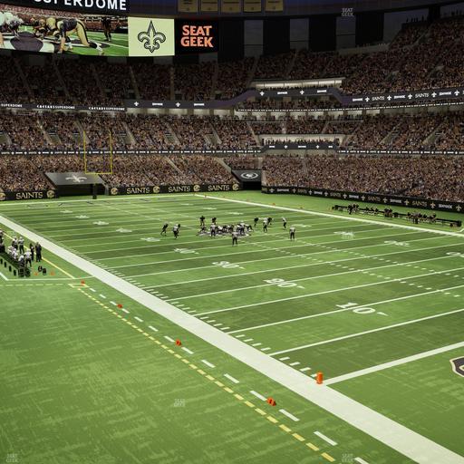 Caesars Superdome - Section 207 Seat View