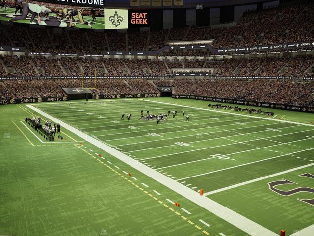 Caesars Superdome - Section 207 Seat View