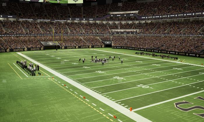 Caesars Superdome - Section 207 Seat View