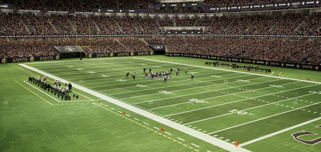 Caesars Superdome - Section 209 Seat View