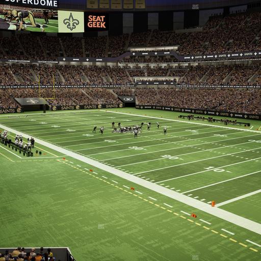 Caesars Superdome - Section 209 Seat View