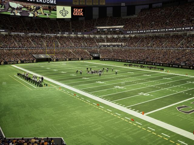 Caesars Superdome - Section 209 Seat View
