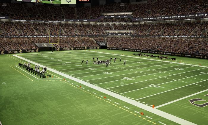 Caesars Superdome - Section 209 Seat View