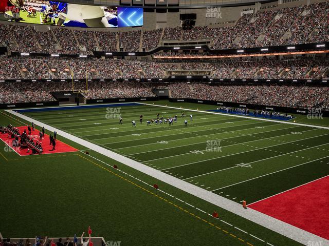 Caesars Superdome - Section 209 Seat View Caesars Superdome - Section 209 Seat View