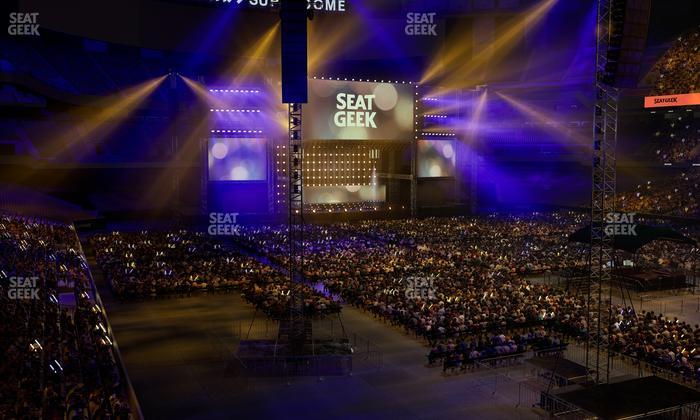 Caesars Superdome - Section 209 Seat View