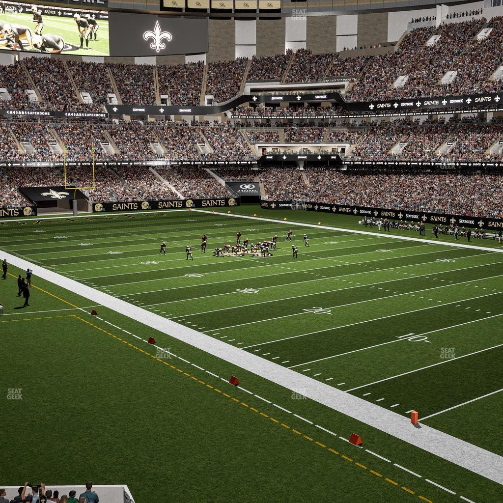 Caesars Superdome - Section 209 Seat View