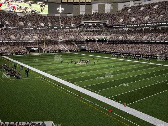 Caesars Superdome - Section 209 Seat View