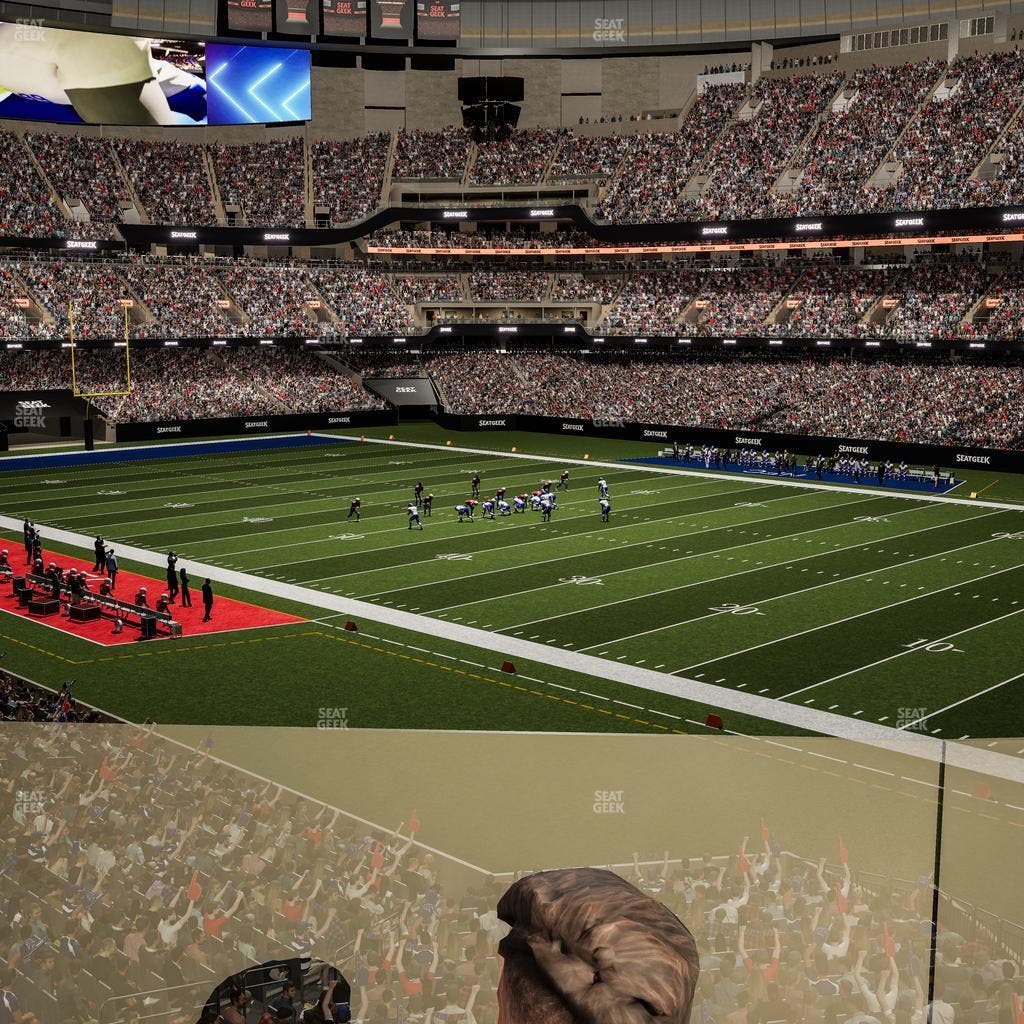Caesars Superdome - Section 212 Sro Seat View