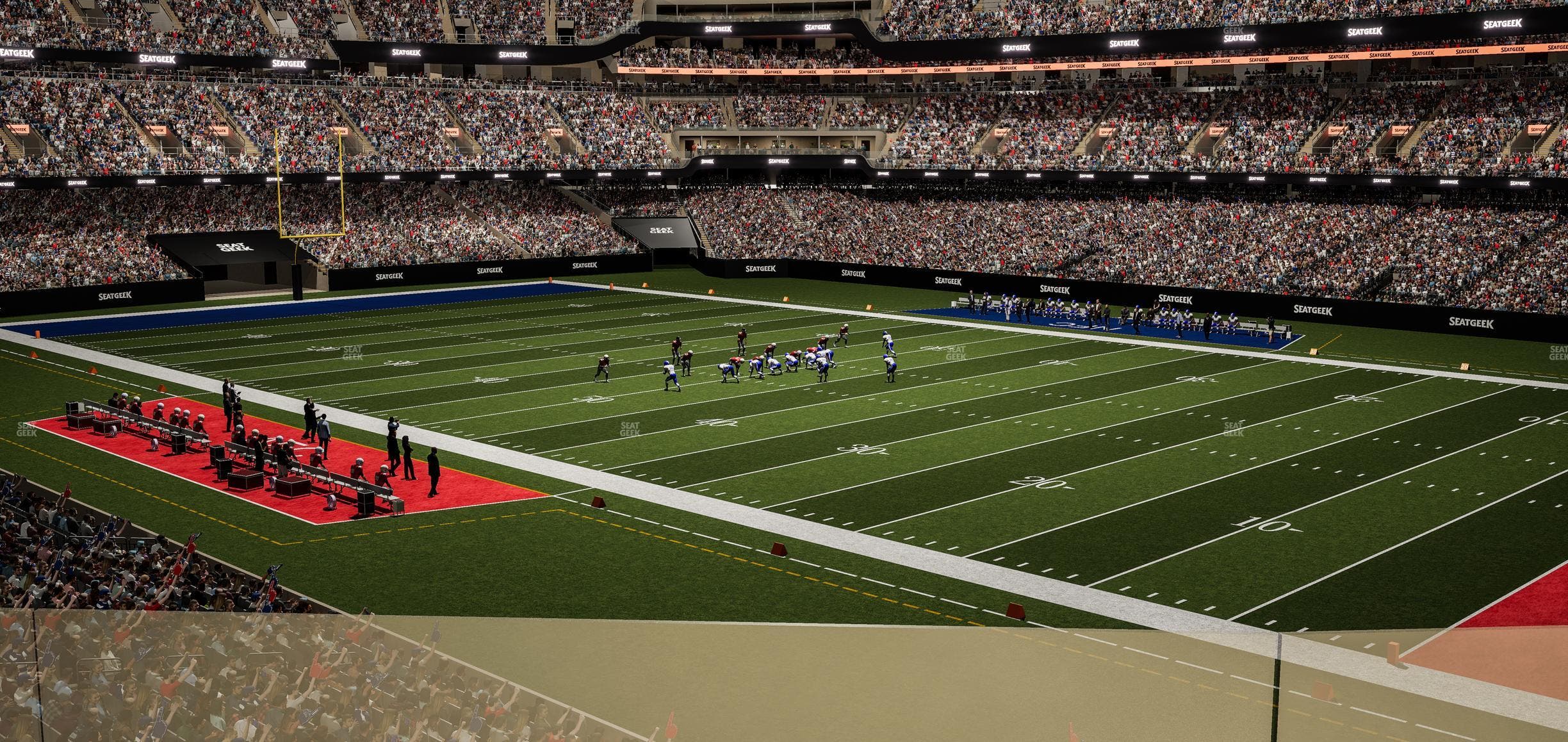 Caesars Superdome - Section 212 Sro Seat View