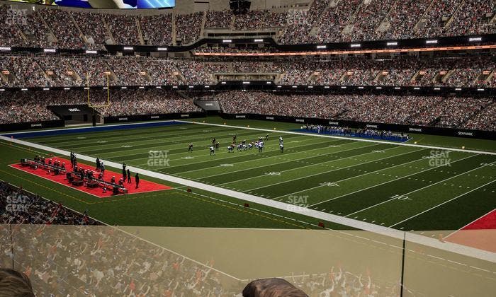 Caesars Superdome - Section 212 Sro Seat View