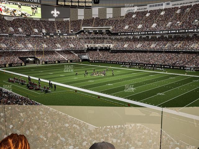 Caesars Superdome - Section 212 Sro Seat View