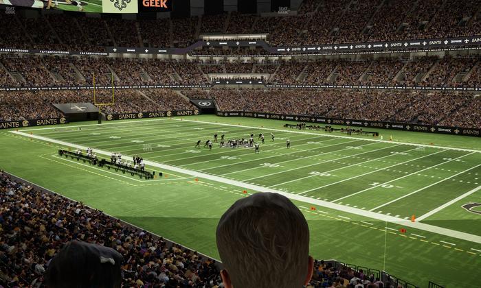 Caesars Superdome - Section 212 Sro Seat View