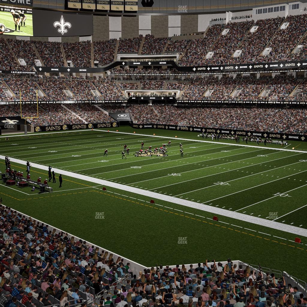 Caesars Superdome - Section 212 Wc Seat View