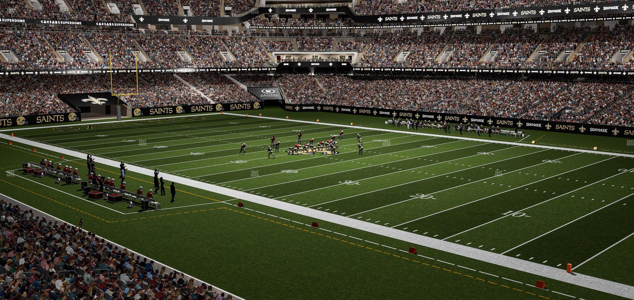 Caesars Superdome - Section 212 Wc Seat View
