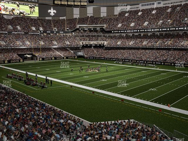Caesars Superdome - Section 212 Wc Seat View